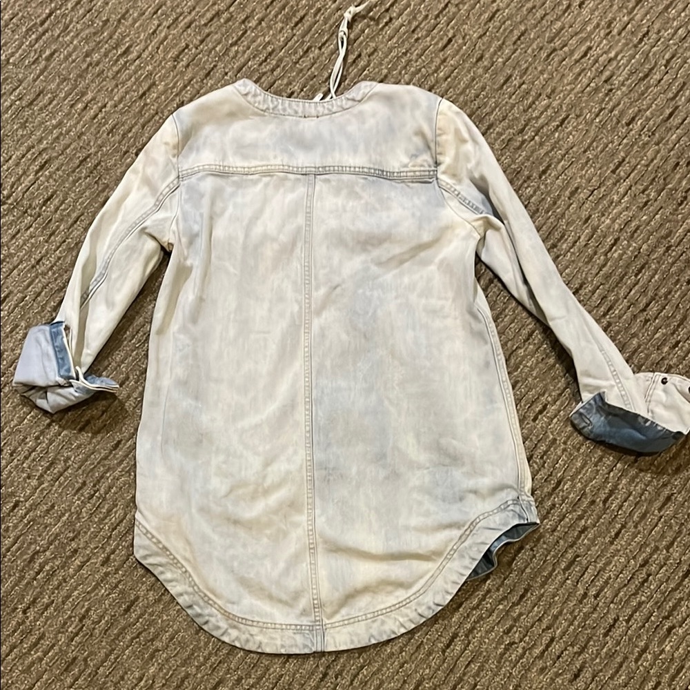 Free People Neopolitan Dreams Denim Tunic - Picture 5 of 5